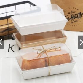 Hộp CN Giấy Kèm Nắp Nhựa 05# Giao Đế Màu Ngẫu Nhiên