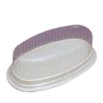 Hộp Nhựa Oval Đế Vàng F70