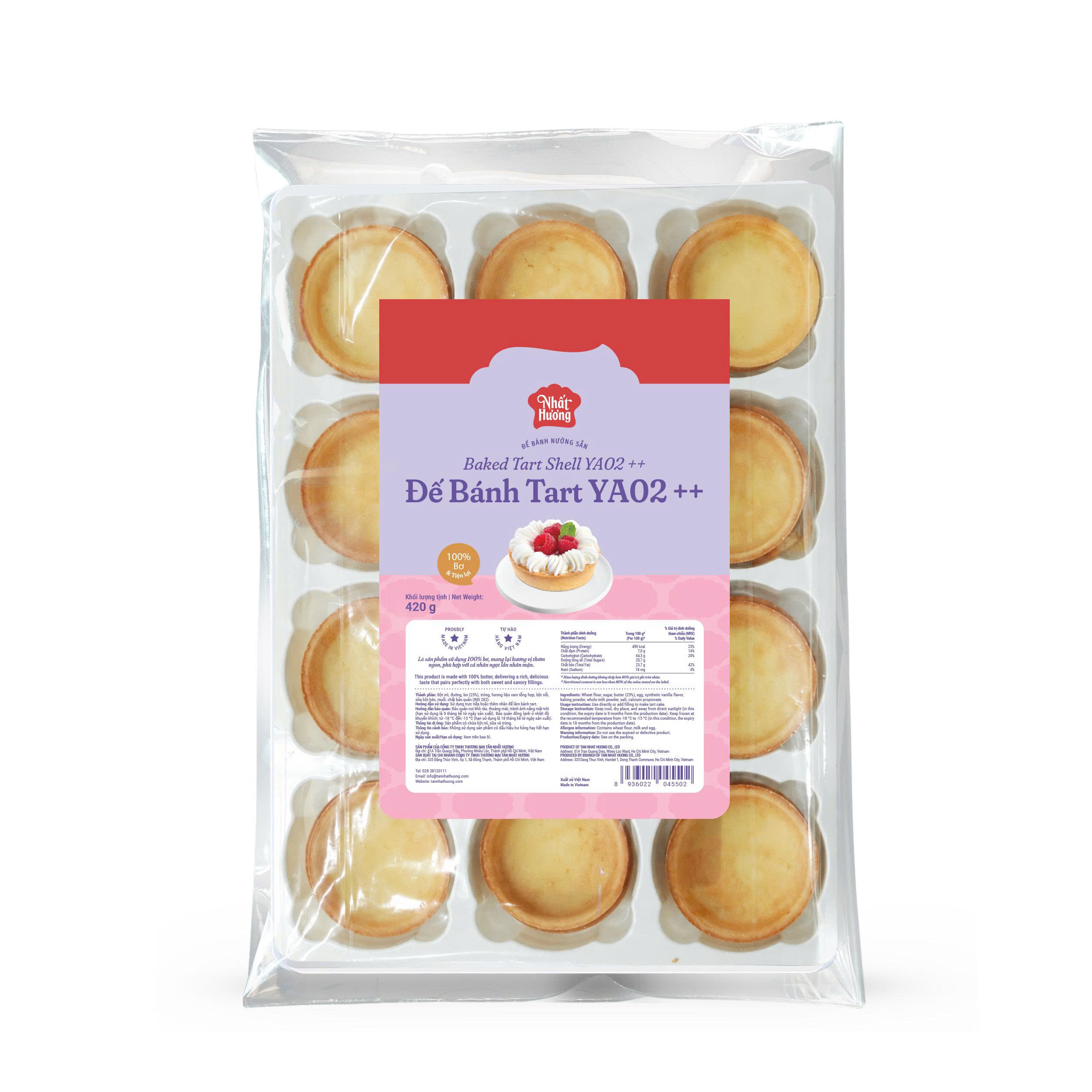 Đế bánh Tart Ya02 ++ Đế bánh Tart Ya02 ++