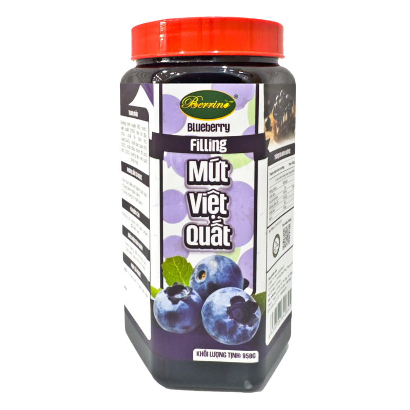 mut-viet-quoc-filling-berrino Mứt Filling Việt Quất Berrino (950g) - Ảnh 1