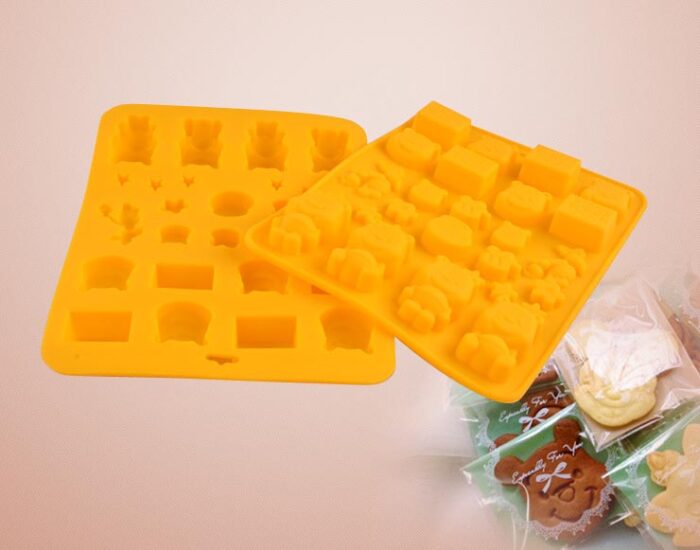 Khuôn Silicon Gấu Màu Vàng 9752