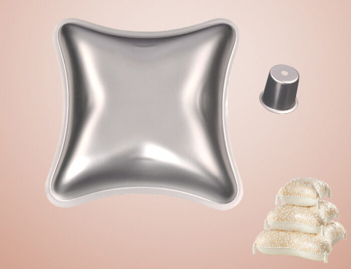 Set 3 Khuôn Nhôm 3D Hình Chiếc Gối