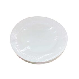 Đĩa Giấy Đựng Bánh Màu Trắng GC08