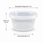 Hộp Flan Tròn Số 1 Vĩnh Trường (50 Cái)