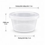 Hộp Flan Tròn Số 0 Vĩnh Trường (50 Cái)