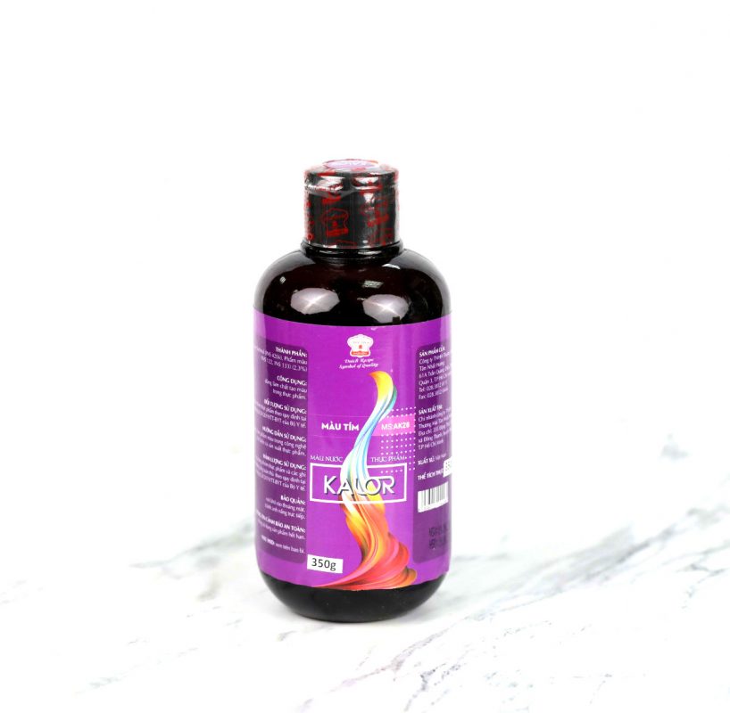 Màu Nước Thực Phẩm Màu Tím Kalor 350gr