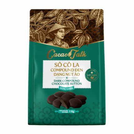 Sô Cô La Compound Đen Dạng Nút Áo Cacao Talk (1 kg)