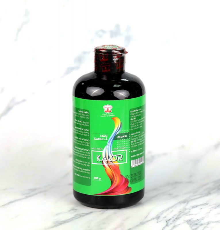 Màu Nước Thực Phẩm Màu Xanh Lá Kalor 350gr