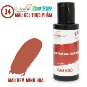 Màu Gel Cam Ngói Đỏ Unicorn D34 (28g)