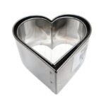Khuôn Inox Tim Không Đáy 4*6 cm - Giao 1 Cái