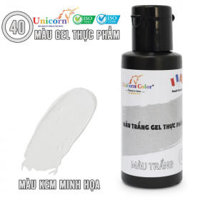 Màu Gel Trắng Unicorn D40 (28g)