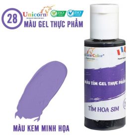 Màu Gel Tím Hoa Sim Unicorn D28 (28g)