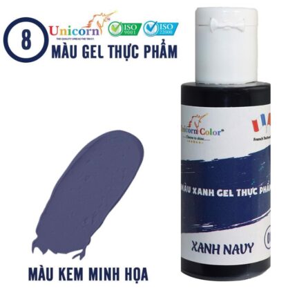 Màu Gel Xanh Navy Unicorn D08 (28g)