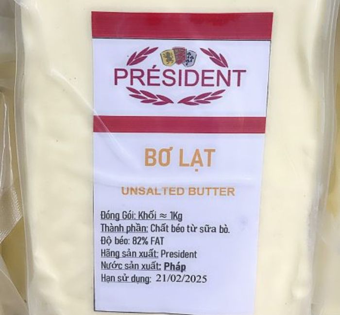 Bơ lạt President 1 kg