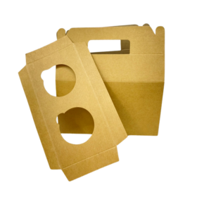 Hộp Cupcake Kraft 2 Ngăn