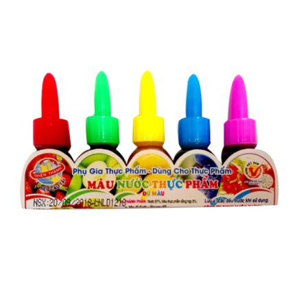 Set 5 Màu Nước Thực Phẩm (25ml) Chai nhỏ