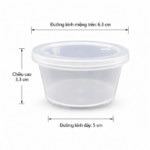 Hộp Flan Tròn Số 2 Vĩnh Trường (50 Cái)