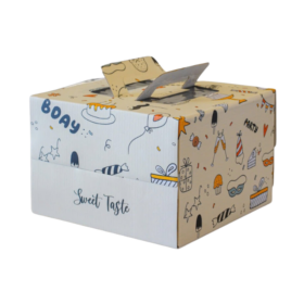 Hộp Bánh Sinh Nhật Kèm Đế (28cm x 28cm x 18cm)