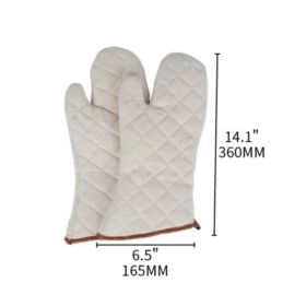 Găng Tay Vải Chịu Nhiệt Trắng Lớn