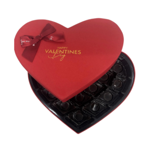 Hộp Giấy Trái Tim Chocolate 19 Viên