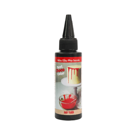 Màu Dầu Pha Socola Màu Đỏ Tươi (50ml)