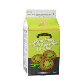 Kem Trứng Flan Sữa Dừa Lá Dứa Nhất Hương (500g)