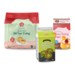 Combo Đế Tart Trứng Và Kem Trứng Vani - Lá Dứa Nhất Hương (Combo 5)