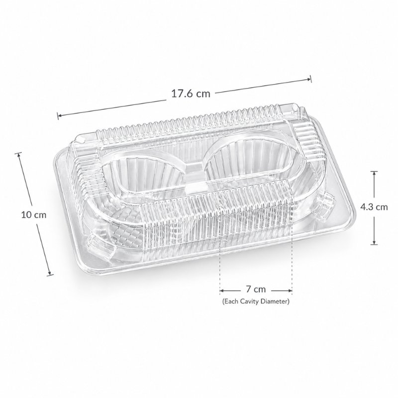 hop-nhua-FJ310 Hộp Nhựa Đựng Bánh Tart Trứng FJ310 - Ảnh 1