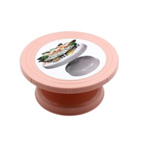 Bàn Xoay Nhựa Lớn Màu Hồng (30cm)