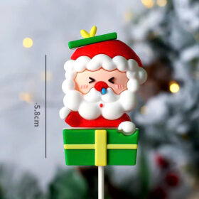 Ông Già Noel Hắt Hơi Silicon Trang Trí