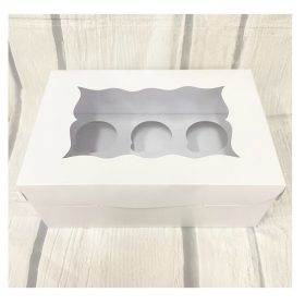 Hộp Cupcake Kraft 6 Ngăn- Giao Màu Ngẫu Nhiên