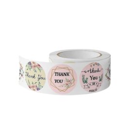 Decal Cuộn Chữ Thank You
