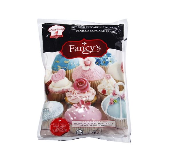 Bột Trộn Bánh Vanilla Cupcake Fancy's (1.5kg)