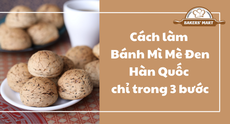 Bánh Mì Mè Đen Hàn Quốc