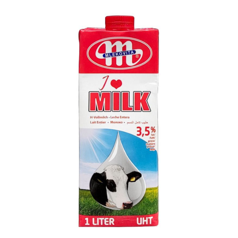 sua-tuoi-uht-do Sữa Tươi Không Đường Mlekovita 3.5% (1 lít) - Ảnh 1