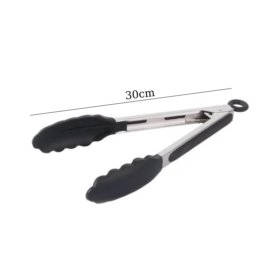 Kẹp Inox Đầu Silicon 30cm - Giao Màu Ngẫu Nhiên