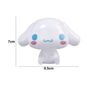 Phụ Kiện Trang Trí Chó Trắng Tai Dài