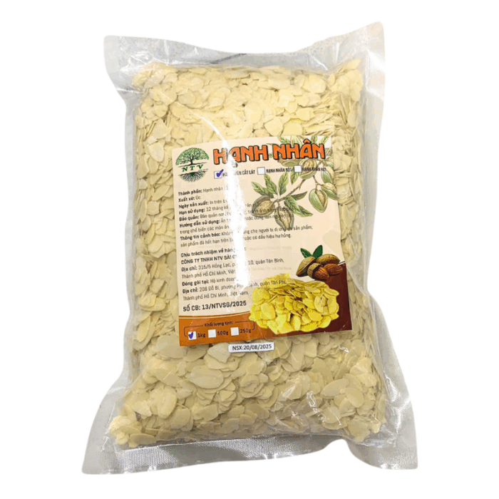 Hạnh Nhân Lát NTV (1kg) - Ảnh 1