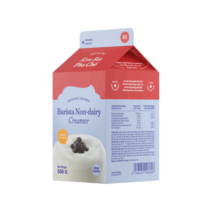 Kem Béo Pha Chế Nhất Hương - B5 (500 g) - Ảnh 2