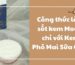 Công thức làm sốt kem mochi