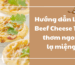 Beef cheese tart