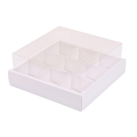 Hộp Giấy 9 Ngăn Trắng