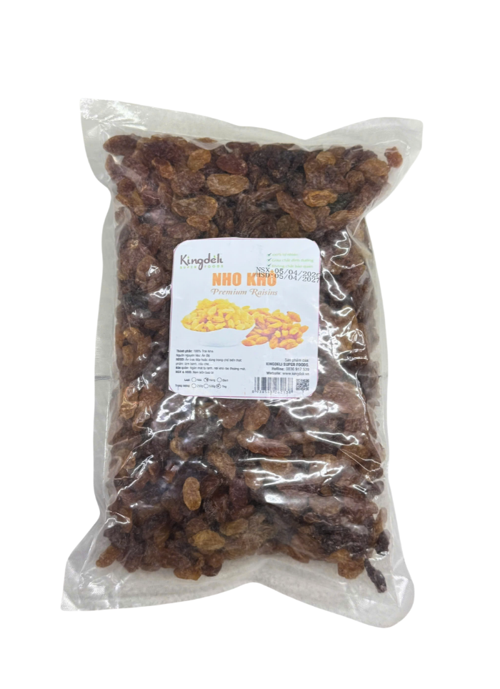 Thiết kế chưa có tên (21) Nho Khô Vàng Kingdeli (1Kg) - Ảnh 1
