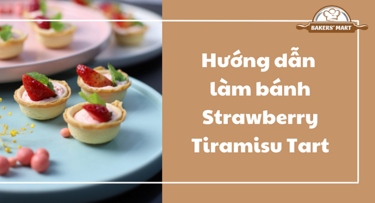 Strawberry Tiramisu Tart