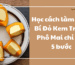 Flan Bí Đỏ Kem Trứng Phô Mai