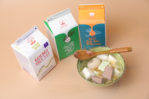 Kem sữa dừa phô mai Nhất Hương