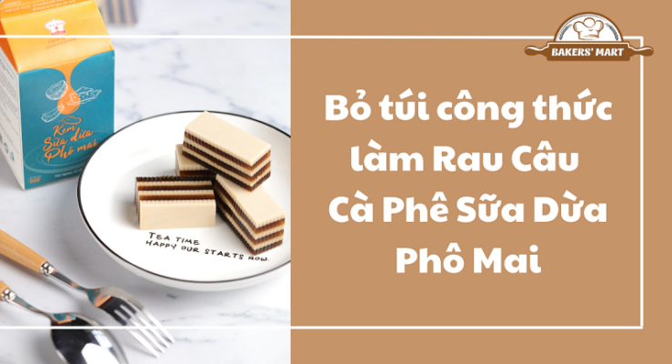 Rau câu cà phê Sữa Dừa Phô Mai