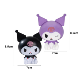 Mèo Melody Kuromi Trang Trí Bánh Kem