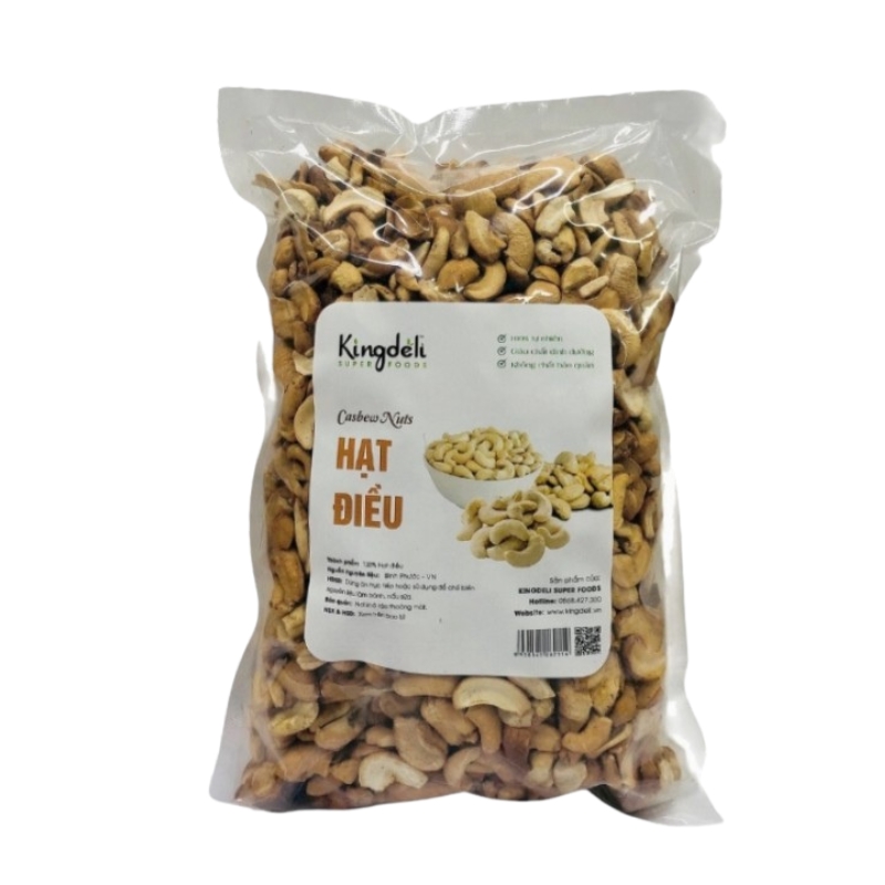 hạt điều bể muối chin Hạt Điều Bể Muối Chín Kingdeli (250g) - Ảnh 1