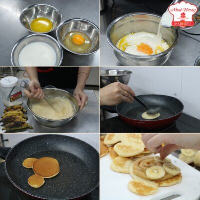 Công thức pancake chuối dễ làm - siêu ngon